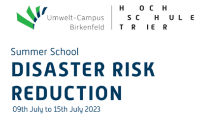 Summer School Disaster Risk Reduction 2023 