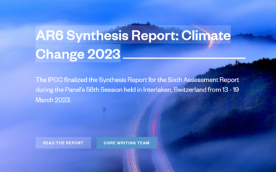 IPCC Synthesis Report on the Sixth Assessment Report published