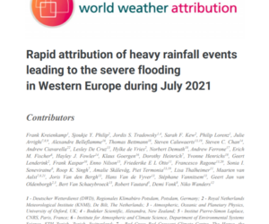 Rapid attribution of heavy rainfall events leading to the severe flooding in Western Europe during July 2021