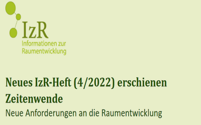 Neues IzR-Heft (4/2022) erschienen: Zeitenwende