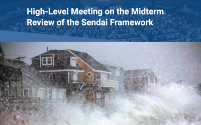 Livestream: High-Level Meeting on the midterm-Review of the Sendai-Framework starts today