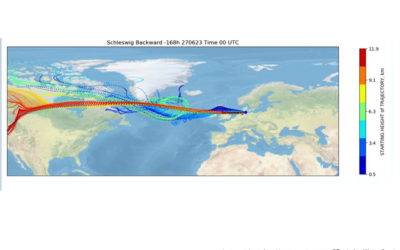 Smoke from the forest fires in Canada in a weakened form also in Germany