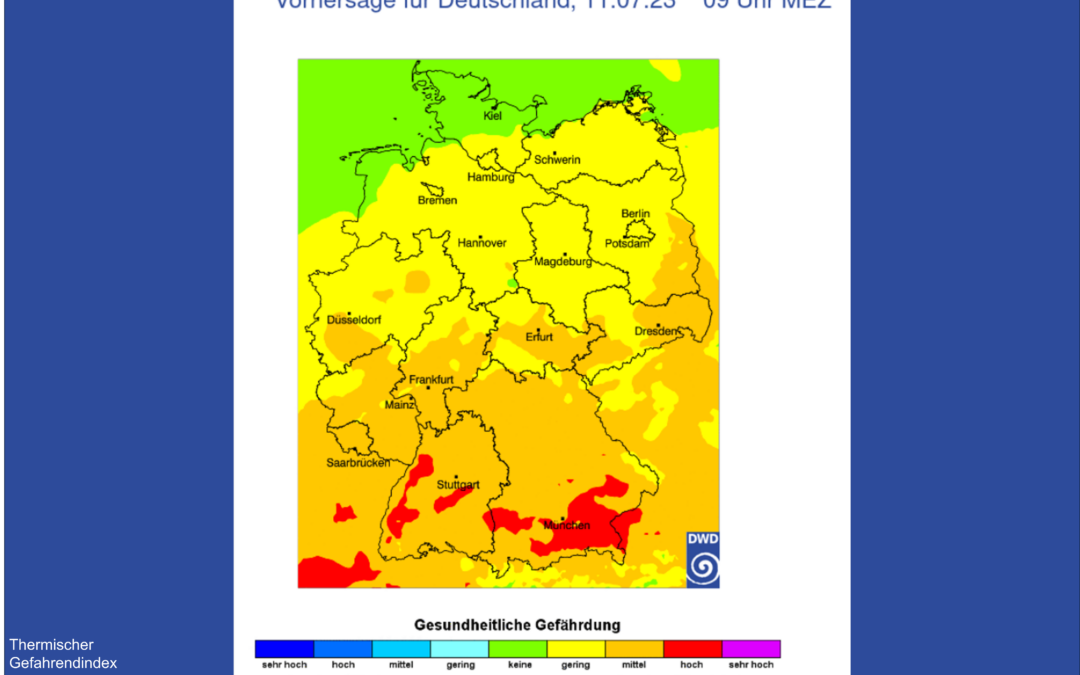 Medical-Meteorological Hazard Indices of the DWD