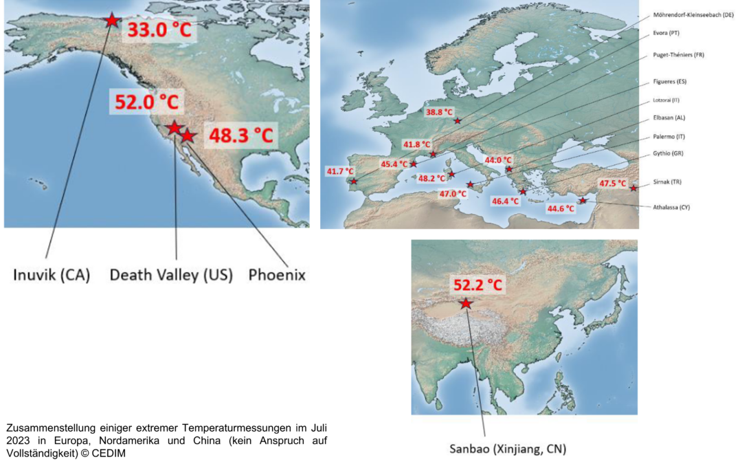 CEDIM Report on the global heat wave 2023