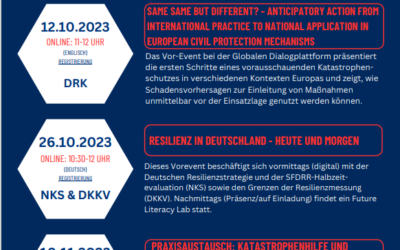 Vorevents für die Fachtagung Katastrophenvorsorge 22.-23.04.2024