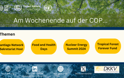 1. Wochendende auf der COP 28