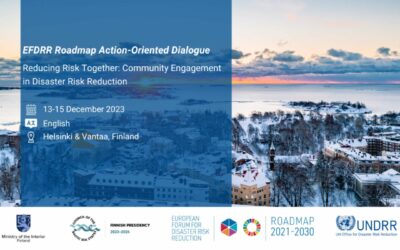 EFDRR Roadmap Action-Oriented Dialogue