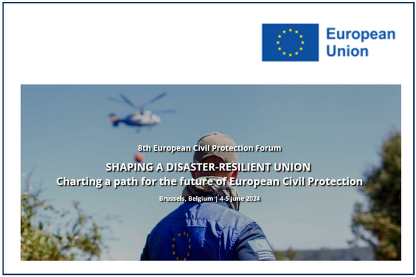 Register now for the 8th European Civil Protection Forum – 4-5 June 2024