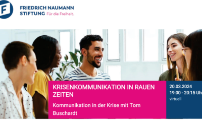 Webtalk – Krisenkommunikation in rauen Zeiten