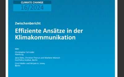 Publikation: Effiziente Ansätze in der Klimakommunikation