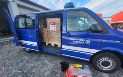 THW Einsatz in Tschechien