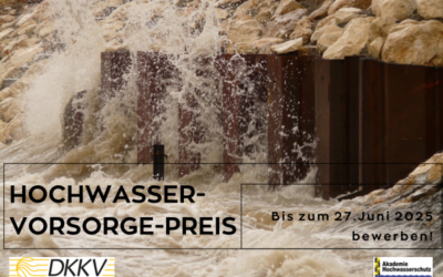 Jetzt bewerben: Hochwasser-Vorsorge-Preis 2025