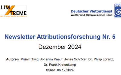 DWD Newsletter: Attribution research and extreme weather 2024