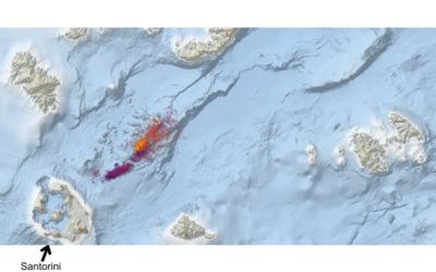 Earthquake off the coast of Santorini