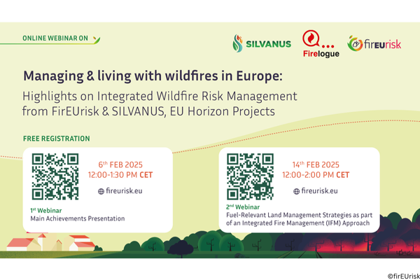 Webinare zu Best Practices im Umgang mit Waldbränden in Europa