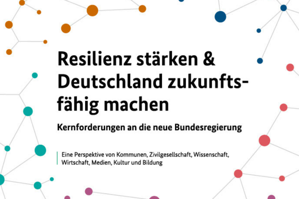 Gemeinsames Statement der Nationalen Plattform Resilienz veröffentlicht