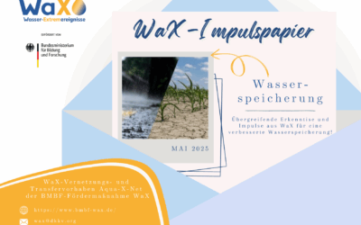 WaX-Impulspapier: Zwischen zu viel Regen und Dürre: Innovative Ansätze zur Wasserspeicherung im urbanen und ländlichen Raum für die kommunale und regionale Praxis