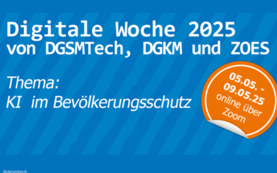 Digitale Woche KI im Bevölkerungsschutz vom 5. bis 9. Mai 2025