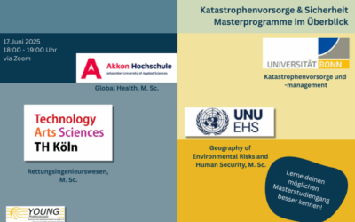 Security & Disaster Risk Reduction – Master’s programs at a glance
