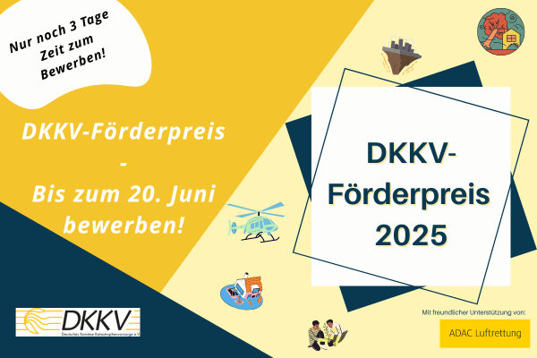 Erinnerung – DKKV-Förderpreis 2025 – Nur noch 3 Tage bis zum Bewerbungsschluss!