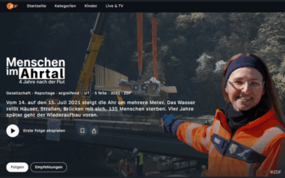 Neu: ZDF-Serie „Menschen im Ahrtal – vier Jahre nach der Flut“