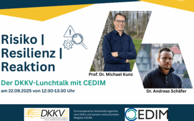 CEDIM im Fokus: Auftakt der neuen DKKV-Lunchtalk-Reihe „Risiko | Resilienz | Reaktion“ am 22. September