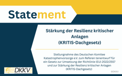 Statement „Stärkung der Resilienz kritischer Anlagen (KRITIS-Dachgesetz)“