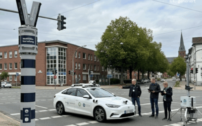 DLR zeigt erstmals autonomes Fahren mit Infrastruktur-Unterstützung