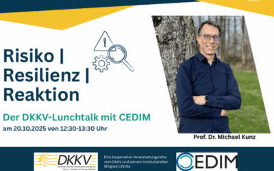 Risiko I Resilienz I Reaktion: Dritte Lunchtalk-Session am Montag!
