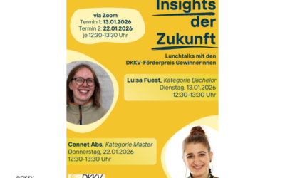 DKKV-Lunchtalks: Förderpreis-Gewinnerinnen stellen ihre Abschlussarbeiten vor