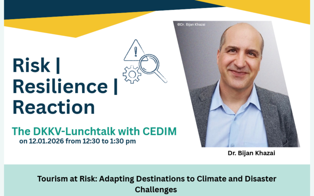 Risk | Resilience | Response: Eighth DKKV Lunchtalk Session on Monday, January 12