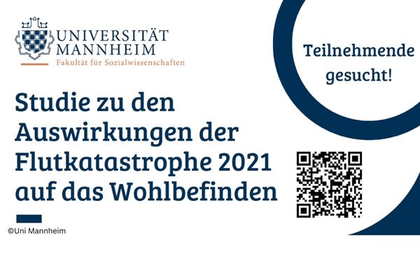Studie zu den Auswirkungen der Flutkatastrophe 2021: Wohlbefinden von einsatzkräften, Spontanhelfenden und Betroffenen