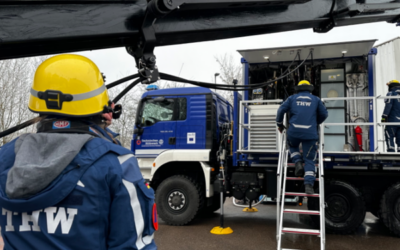 THW stärkt europäische CBRN-Abwehr mit neuen Dekontaminations-Containern