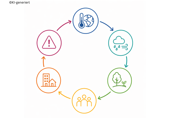 Klimawirkungsketten: Klimarisiken systematisch verstehen