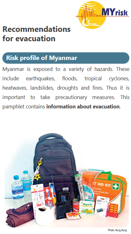 Flyer: Recommendations for evacuation