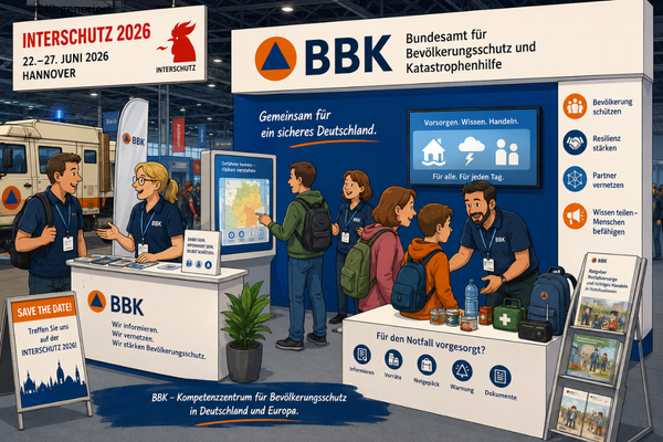 BBK präsentiert modernen Bevölkerungsschutz auf der Interschutz 2026