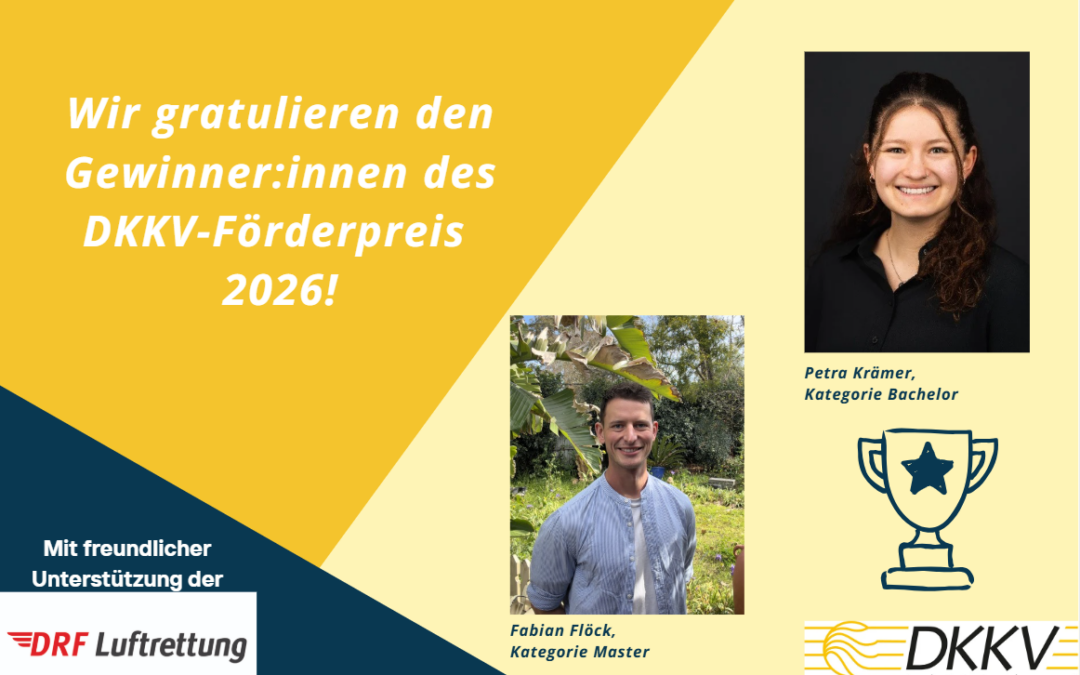 Preisträger:innen DKKV Förderpreis 2026